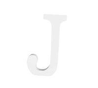 MAGICLULU Lettre J Bois Décorative Murale Décoration Alphabet pour Maison ou Fête Blanche
