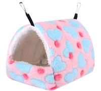 MAGICLULU Lit Mural pour Hamster Suspendu, Doux, Chaud, Facile à Nettoyer | Flanelle Coton, avec Cintre et Crochets, pour Petits Animaux, Forme Verticale, Ne Se Déforme Pas