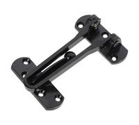 MAGICLULU Loquet de Porte Antivol en Alliage de Zinc Noir, Verrou de Sécurité Pivotant Renforcé, Dispositif de Protection pour Maison, Hôtel et Appartement, Serrure de Porte Fiable et