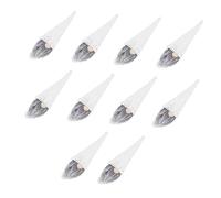 MAGICLULU Lot de 10 Décorations De Bouteille De Noël pour Travaux Manuels Chapeau d'arbre De Noël Décorations De Noël À Vin De Noël Housse De Bouteille De Vin De Noël Housse