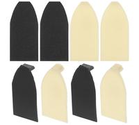 MAGICLULU Lot de 10 Embouts en Plastique pour Archet de Violon Pièces de Rechange Légères Protecteurs de Queue de Cheval Blanc et Noir Accessoires pour Violonistes Professionnels et