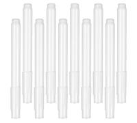 MAGICLULU Lot de 10 Marqueurs Craie Liquide Blanche Effaçable, Feutres pour Tableau Ardoise, Accessoires pour Écriture sur Surfaces Vitrées en Milieu Scolaire