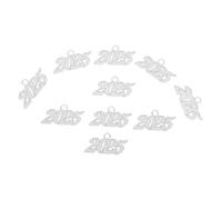 MAGICLULU Lot De 10 Pendentifs Décoratifs Numériques Pour Centre De Table Autocollants Année Chapeau De Remise De Diplôme Breloques Pliables En Forme De Chiffres 2025 Embouts Pour La