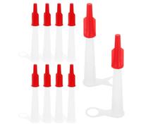 MAGICLULU Lot de 10 Set de Set de Embouts de Buse à Mastic en Abs avec Capuchons D'étanchéité, Application Facile et Scellement pour Projets DIY et Usage Domestique