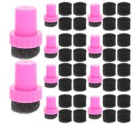 MAGICLULU Lot de 10 Tampons à Ongles en Éponge pour Manucure, Applicateur Élastique pour Nail Art, pour Débutants, Style Naturel et Dégradé Facile