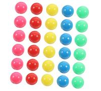 MAGICLULU Lot de 100 Billes Colorées en Plastique Creuses de 20 MM pour Comptage et Problèmes de Probabilité en Mathématiques Matériel Sûr pour Garçon et Filles Apprentissage Interactif