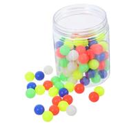 MAGICLULU Lot de 100 Mini-Balles Colorées en Plastique de 10Mm Comptage et L'Apprentissage des Probabilités Outils Éducatifs pour Garçon et Filles Mathématiques Jeux d'Anniversaire
