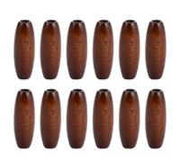 MAGICLULU Lot de 100 Perles en Bois Marron Foncé, Forme Olive Ovale 23X8 MM, pour Création de Bijoux, Macramé et Accessoires DIY