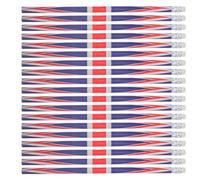 MAGICLULU Lot de 100 Petits Crayons à Dessin en Bois Colorés Thème Camping, Crayons à Écrire Portables pour École et Bureau, Assortiment Festif Multi-usages pour Étudiants et Artistes