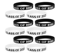 MAGICLULU Lot de 12 Bracelets en Silicone pour Présent de Diplôme, Résistants à L'usure, Usage Polyvalent, Saison des Diplômés et Rassemblements D'anciens Élèves