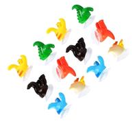 MAGICLULU Lot de 12 Crochets Décoratifs à Ventouse de Queue D’animal 3d Multicolores, pour Salle de Bain Cuisine, Crochet Amovible sans Perçage, pour Serviettes et Couleur Couleur Aléatoire