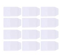MAGICLULU Lot de 12 Pochettes à Stylos Réutilisables en PVC Blanc Paquet de Rangement Étanches pour Médecins et Infirmières Trousse Compacte pour Organiser Stylos et Fournitures Médicales