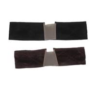 MAGICLULU Lot de 2 bandeaux pour perruque Lace Front - Bandeau élastique pour perruque - Bande fondante antidérapante pour accessoires de coiffure pour femmes, maintien de la ligne des cheveux, noir