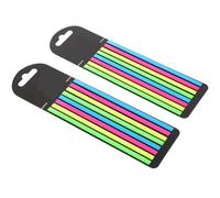 MAGICLULU Lot de 2 Bandes de Surlignage Fluorescentes Portables Marqueurs de Phrases Professionnels PET Fines et Adhésives Accessoires D’Apprentissage pour Lecture à Domicile et Scolaire