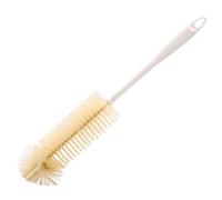 MAGICLULU Lot de 2 Brosses à Bouteille en Nylon, Manche Long, pour Vases et Tasses, Nettoyage en Profondeur des Taches Tenaces, Beige