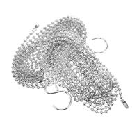 MAGICLULU Lot de 2 Chaînes de Mesure Hauteur pour Filet de Volley en Acier Inoxydable Léger et Portable, Accessoire pour Tournois et Jeux de Plage