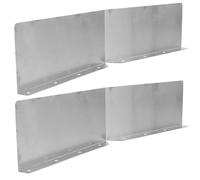 MAGICLULU Lot de 2 Déflecteurs D'angle en Métal pour Gouttières de Toit, Protections Anti-éclaboussures Robustes, Déviateurs de Pluie pour Toiture, Idéals pour Protéger Murs et Gouttières