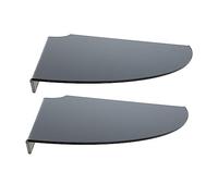 MAGICLULU Lot De 2 Étagères Murales Flottantes en Acrylique Design Moderne pour Haut-Parleur Cuisine Salon