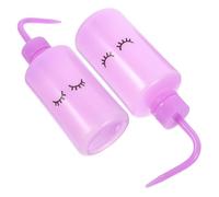 MAGICLULU Lot De 2 Flacons Souples Pour Liquides 250 Ml Bec Courbé Pour Nettoyage Des Extensions De, Bouteilles De Lavage Portables Et Réutilisables, Maquillage Et Usage Précis