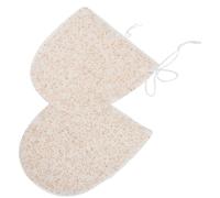 MAGICLULU Lot de 2 Moufles Exfoliants Visage en Pur Noyaux de Noix, Double Face, Doux Éliminer les Points Noirs et Purifier la Peau