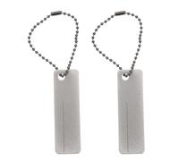 MAGICLULU Lot de 2 Pierres à Aiguiser Diamant Compactes Argentées, Affûteur Portable pour Couteaux de Cuisine et Outils D'extérieur, Pierre à Aiguiser Rectangulaire Légère, Outil Polyvalent