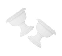 MAGICLULU Lot de 2 Pots de Fleurs Romain en ABS pour Décoration de Jardin et Balcon Pot de Fleurs Vintage et pour Mariage et Intérieur Jardinier Élégant