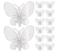 MAGICLULU Lot de 20 Clips pour Orchidées en Plastique, Pinces Invisibles pour Tiges, Support Réutilisable pour Présentations Intérieures et Jardins