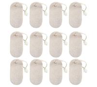 MAGICLULU Lot de 20 Pierres Ponces Volcaniques Exfoliantes Pieds Meuleuses Naturelles Solide en Pierre Volcanique Lime à Pieds pour Éliminer Peaux Mortes et Callosités Soin Pédicure