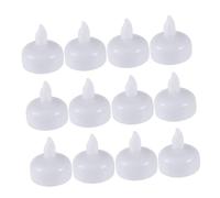 MAGICLULU Lot de 24 Bougies LED Flottantes Étanches, Bougies Électroniques sans Flamme, Lumière Jaune Chaude, Fonction Étanche, Pile Lithium Longue Durée, Décoration Piscine et Maison