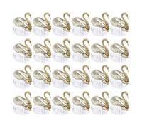 MAGICLULU Lot de 24 Coffrets de Mariage Dorés, Boîtes à Bonbons Européennes Décoratives, Contenant pour Dragées, Emballage Présent Élégant pour Fête et Cérémonie