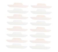 MAGICLULU Lot de 24 Coussinets de Cou Jetables Imperméables, Adhésifs Discrets, Doublure de Chapeau Anti-Transpiration, Forme Incurvée