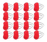 MAGICLULU Lot de 24 Masques de Sommeil en Polyester Rouge, Bandeaux Légers Occultants pour Yeux avec Élastique, Blocage Total de Lumière, Confortables et Adaptés pour Voyage, Sommeil