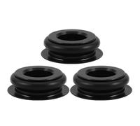 MAGICLULU Lot de 3 Cache-poussière de Pédalier en Alliage D'aluminium CNC Creux, Capuchon d'arbre Central Noir 21-23 Mm, Accessoires Vélo Montagne et Route pour Protection Anti-poussière
