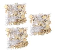 MAGICLULU Lot De 3 Pendentifs Artisanaux pour Bouteille De Vin Étoiles À 5 Branches Étiquettes Décoratives en Bois À Suspendre Au Mur Ou À La Bouteille 50 Pièces X 3