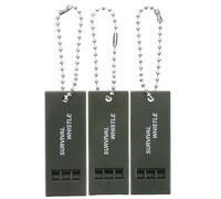 MAGICLULU Lot de 3 Sifflets d'urgence Haute Fréquence pour Survie en Extérieur, Sifflets de Sécurité Puissants pour Séisme, Signalisation Fiable pour Randonnée, Camping et Navigation,