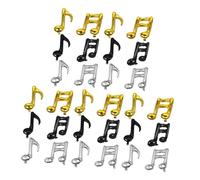 MAGICLULU Lot De 30 Ballons Gonflables En Forme De Notes De Musique Pour Décoration D'Anniversaire Thème Musical Noir