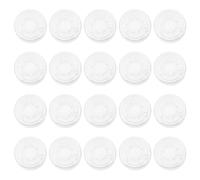 MAGICLULU Lot de 30 Capuchons de Pédale de Guitare Transparents en Plastique, Protège-boutons de Potentiomètre Antidérapants pour Pédale D'effet, Accessoires pour Pédalier D’instrument