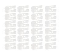 MAGICLULU Lot de 30 Clips de Formation de Tiges de Plantes Réglables à 360° en Plastique Blanc pour Jardin, Facilitation Croissance Uniforme des Plantes en Extérieur