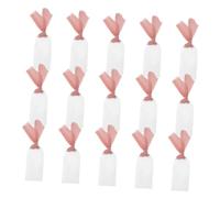 MAGICLULU Lot De 30 Étiquettes Vierges En Acrylique Pour Table Réservée Marque-Places Ruban Transparent