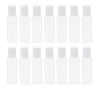 MAGICLULU Lot de 30 Mini Flacons de Voyage en Polypropylène Transparents, Bouteilles Vides Portables et Étanches pour Liquide de Lentilles de Contact, Soins Personnels et Fournitures