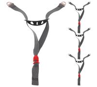 MAGICLULU Lot de 4 jugulaires universelles pour Casque : Harnais de sécurité réglable en Forme de Y pour Casque de Chantier - Jugulaire de sécurité avec Coquille - Remplacement de Ceinture pour