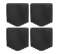 MAGICLULU Lot de 4 Patins Antidérapants pour Échelle en Caoutchouc Isolant, Embouts de Pieds Résistants et Solide, Compatibles Escabeaux et Échelles Extensibles, Accessoires Sécurité