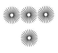 MAGICLULU Lot De 4 Pointes De Rechange Standard pour Tablette Graphique pour Une Écriture Confortable 30 Pièces X 4