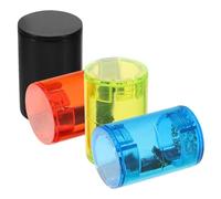 MAGICLULU Lot de 4 Secoueurs à Doigts en Plastique Coloré pour Ukulélé et Mandoline, Accessoires Légers Perles en Fer pour Musiciens Nomades et Performances Musicales