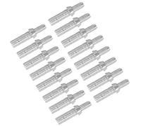 MAGICLULU Lot de 40 Queues d'Encoche en Aluminium 42 MM Argentées Accessoires pour Tir à l'arc Montage de Flèches Encoche de Flèche Robuste et Compatible pour Pratique et Compétition