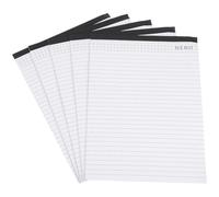 MAGICLULU Lot de 5 Blocs-notes A4 de Poche en Papier Blanc, Fonction Déchirable et Usage Multiple pour Bureau et Maison