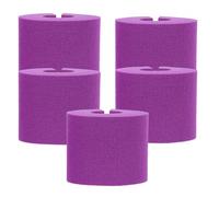 MAGICLULU Lot de 5 Butées de Porte en Mousse Violette sans Perçage Protection Anti-Pincement et Anti-Collision pour Portes Bandes de Sécurité Flexibles pour Meubles et Placards du Bruit