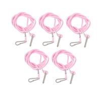 MAGICLULU Lot de 5 Moufles pour Garçon et Filles Rose Taille Unique avec Pinces à Moufles Résistantes et Cordon de Sécurité et Flexibles pour Activités Hivernales et Ski Garçon et Filles