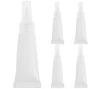 MAGICLULU Lot de 5 Tubes vides pour Gloss à lèvres - Contenants cosmétiques Souples et Rechargeables de 10 ML pour la création de Gloss, et Produits de beauté à Faire soi-même.