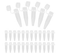 MAGICLULU Lot de 50 Tubes Coniques Transparents 15 Ml avec Bouchon en Plastique Tubes à Essai pour Laboratoire Étanches et Gradués Stockage et Analyse D’Échantillons Scientifiques